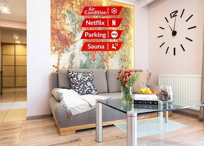 Stawowa Premium Apartment - 69 M2 With Sauna And Private Garage